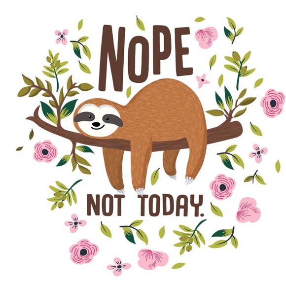 Tervis Sloth Nope Not Today Double Walled Insulated Travel Tumbler Cup 16 oz - Picture 2 of 11